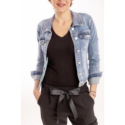 Re-dress jeans MiniI (A2090-4) modrá – Zboží Dáma