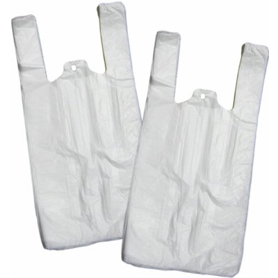 COpack - Mikrotenové tašky HDPE 15 kg bílé 28 + 16 x 50 cm -extra silné- (50 ks) – Zboží Mobilmania