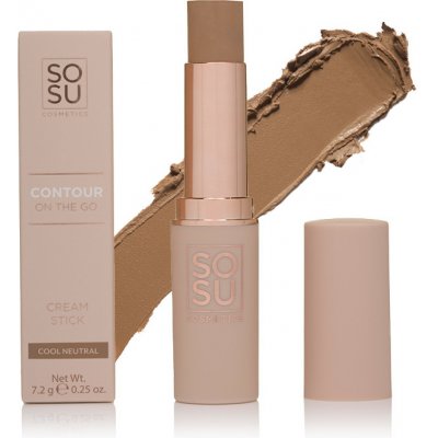 SOSU Cosmetics Konturovací tyčinka Cool Neutral 7 g – Zboží Dáma