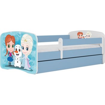Kocot Kids Babydreams Ledové království modrá se šuplíky s matrací