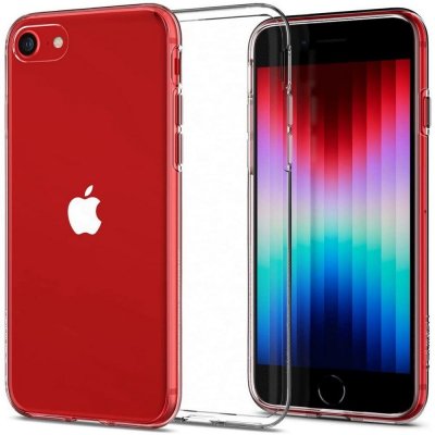 Pouzdro Spigen Liquid Crystal silikonové na iPhone SE 2022/SE 2020/8/7 Crystal Clear – Zboží Mobilmania