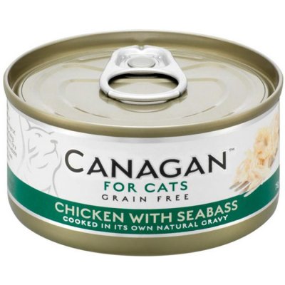 Canagan Cat Kuře a mořský vlk 75 g – Sleviste.cz