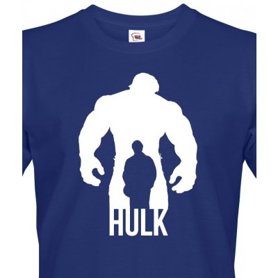 Bezvatriko pánské tričko Hulk Modrá Canvas pánské tričko krátkým rukávem 0131