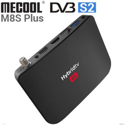 Neven MECOOL M8S Plus DVB-S/S2/S2 2/16GB Android 9.0 Pie