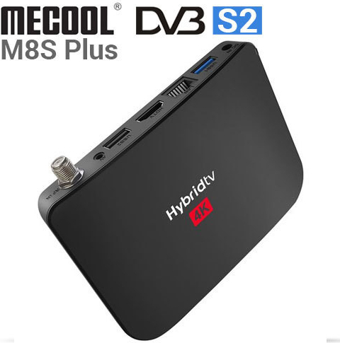 Neven MECOOL M8S Plus DVB-S/S2/S2 2/16GB Android 9.0 Pie