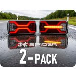 KAMAR X-SPIDER sdružená LED světla 6 funkci, 2-PACK! [L2426] + [L2427] – Hledejceny.cz