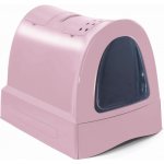 Argi IMAC Krytý kočičí záchod růžový 40 x 56 x 42,5 cm – Hledejceny.cz