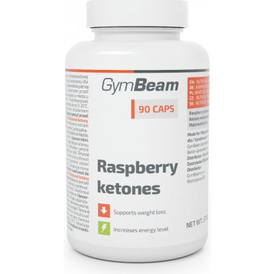 GymBeam Malinové ketony 90 kapslí – Zboží Dáma