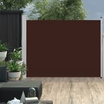 vidaXL Zatahovací boční markýza 140 x 500 cm hnědá – Sleviste.cz