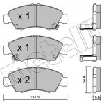 KLOCKI HAM.PRZOD HONDA CIVIC V 91- – Hledejceny.cz