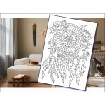 Radost v písku Šablona na pískování lapač snů – Zboží Mobilmania