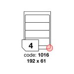 Samolepící etikety 192x61mm bílé 10listů na pořadače R0ECO.1016C – Zboží Živě