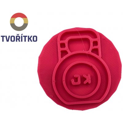TVOŘÍTKO Kettlebell Rozměr: 7 cm, + Vykrajovátko: Ano – Hledejceny.cz