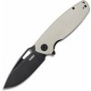 KUBEY Tityus Liner Lock Flipper Folding Knife Ivory G10 Handle KU322H