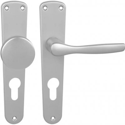 MP kování Luxor PZ 72 mm klika/koule elox stříbrný – Sleviste.cz