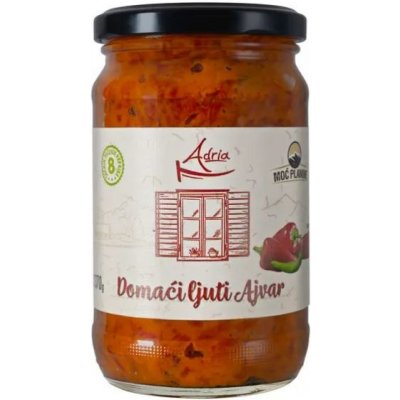 Domácí ajvar Adria pálivý 580 g – Zboží Dáma