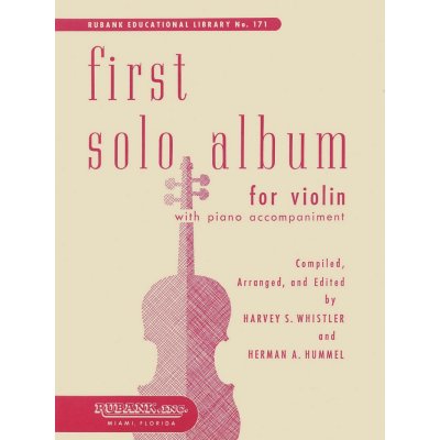 First Solo Album for Violin with Piano Accompaniment / První sólové album pro housle s klavírním doprovodem – Zboží Mobilmania
