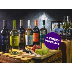 Dárkový balíček šesti druhů italských vín + videodegustace se someliérem