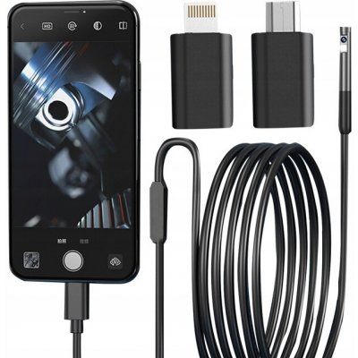 Dexxer Endoskopická kamera USB OTG WiFi se 2 objektivy – Zboží Mobilmania