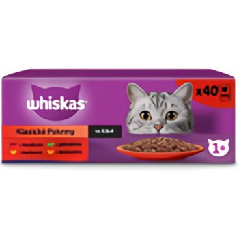 Whiskasy klasický výběr ve šťávě pro dospělé kočky 40 x 85 g