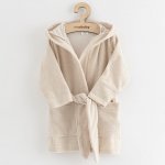 New Baby Comfortably Dětský froté župan beige – Sleviste.cz