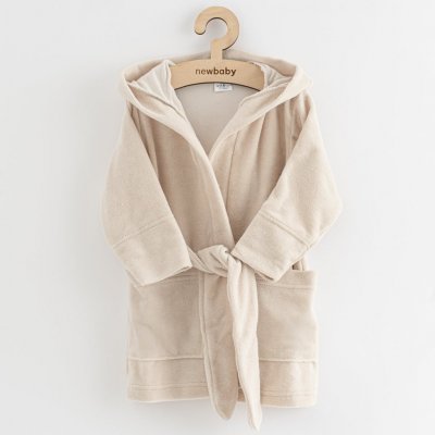 New Baby Comfortably Dětský froté župan beige – Sleviste.cz