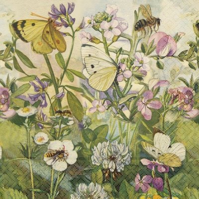 Skona Ting Papírový ubrousek Meadow Butterfly – Hledejceny.cz