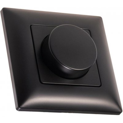 T-LED Stmívač dimLED OV TRIAK KNT240W černý Stmívač dimLED OV TRIAK KNT240W černý