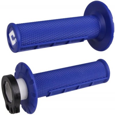 ODI gripy OFF ROAD HALF WAFFLE MX V2 LOCK-ON GRIP barva modrá | Zboží Auto