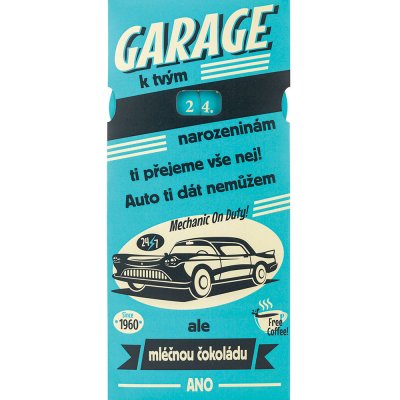 Bohemia Gifts Mléčná k narozeninám garage 100 g – Zboží Mobilmania