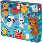 Janod dotykové Lesní zvířátka 20 dílků – Zboží Dáma
