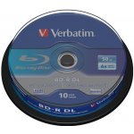 Verbatim BD-R 50GB 6x, DualLayer, spindle, 10ks (43746) – Sleviste.cz