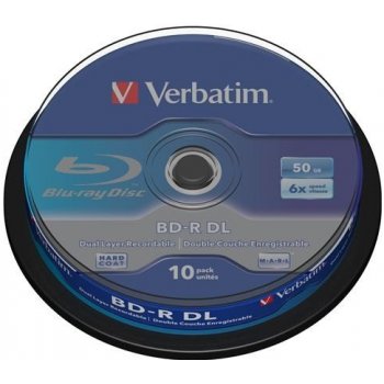 Verbatim BD-R 50GB 6x, DualLayer, spindle, 10ks (43746)