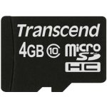 Transcend microSDHC 4 GB Class 10 TS4GUSDHC10 – Zboží Živě