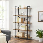 VASAGLE Regál industriální 5 polic 105 x 178 x 34 cm – Sleviste.cz