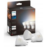 Philips Hue Bluetooth LED White Ambiance set 3ks žárovek 8719514342804 GU10 4,3W 350lm 2200-6500K stmívatelné – Zboží Dáma