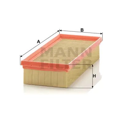 MANN FILTER Vzduchový filtr C 3093 – Hledejceny.cz