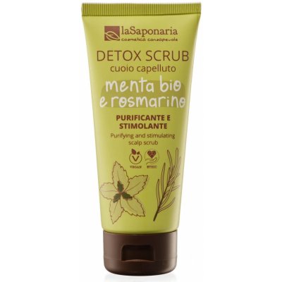 laSaponaria Detoxikační peeling na pokožku hlavy s mátou a rozmarýnem 100 ml – Zboží Dáma