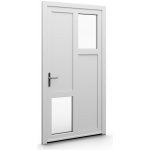 Aluplast vchodové dveře jednokřídlé bílá/bílá 80 x 180 cm rozložení výplně 23 – Hledejceny.cz