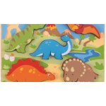 Bigjigs vkládací puzzle Dinosauři – Zbozi.Blesk.cz