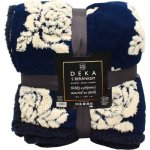 Home Elements Beránková deka s jacquard vzorem 480 GSM 150x200 – Zboží Mobilmania