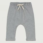 GRAY LABEL Tepláčky pro miminko GOTS Grey Melange – Sleviste.cz
