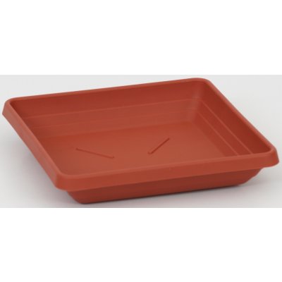 Plastia miska čtyřhranná Lotos 30 x 30 cm terakota – Sleviste.cz