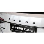 ŠKODA SUPERB III facelift-ZADNÍ STŘEDOVÝ NÁPIS ŠKODA original - černý 3V0853687J 041