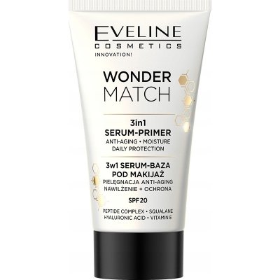 Eveline Cosmetics Wonder Match podkladová báze pod make-up 3 v 1 SPF20 30 ml – Hledejceny.cz