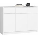 Ak furniture Karolína 140 cm 3 skříňky a 3 šuplíky – Zboží Dáma