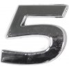 Domovní číslo Znak 5 samolepící PLASTIC