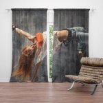 Sablio Závěs Tanečnice: 2ks 140x250cm – Zboží Mobilmania