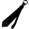 Kravata Saténová párty kravata jednobarevná černá