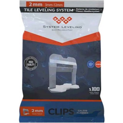 System Leveling SL1112 nivelační spony 2mm (100ks) – Sleviste.cz